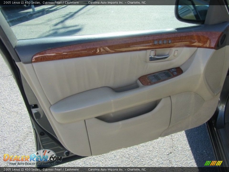 2005 Lexus LS 430 Sedan Cypress Pearl / Cashmere Photo #17
