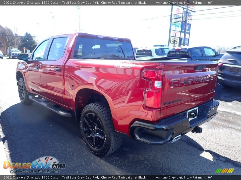 2021 Chevrolet Silverado 1500 Custom Trail Boss Crew Cab 4x4 Cherry Red Tintcoat / Jet Black Photo #5