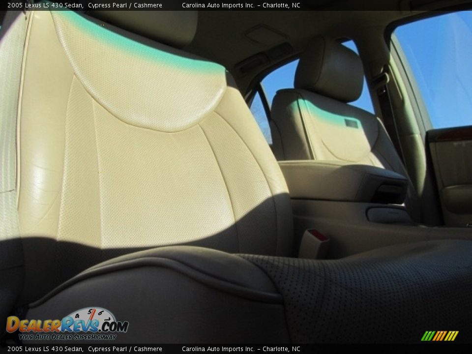 2005 Lexus LS 430 Sedan Cypress Pearl / Cashmere Photo #22