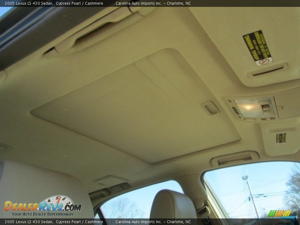 2005 Lexus LS 430 Sedan Cypress Pearl / Cashmere Photo #23