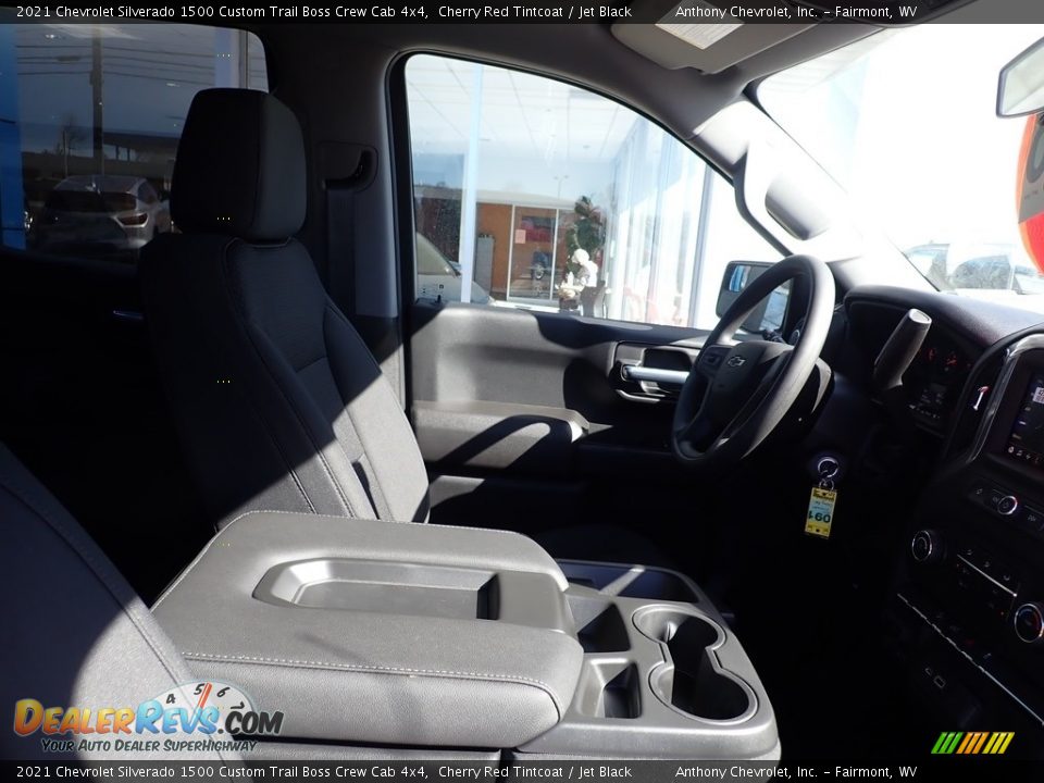 2021 Chevrolet Silverado 1500 Custom Trail Boss Crew Cab 4x4 Cherry Red Tintcoat / Jet Black Photo #9