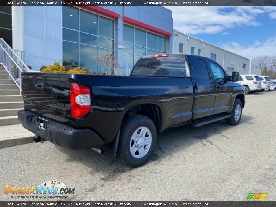 2021 Toyota Tundra SR Double Cab 4x4 Midnight Black Metallic / Graphite Photo #14