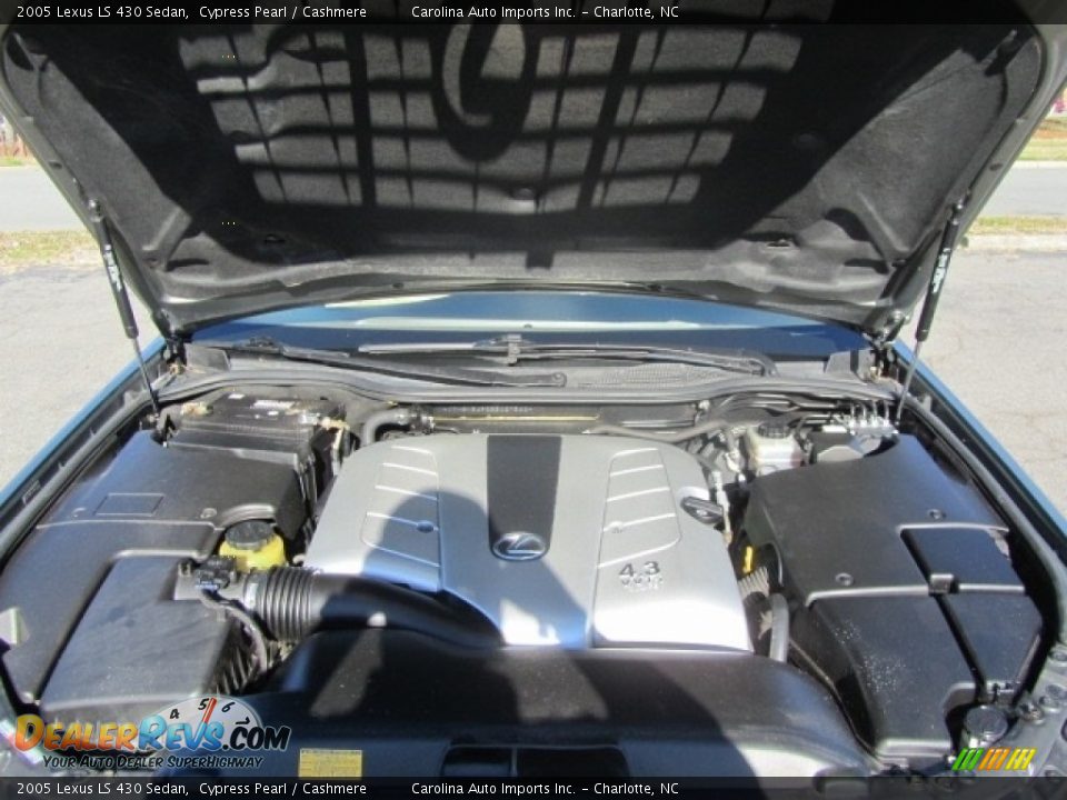 2005 Lexus LS 430 Sedan Cypress Pearl / Cashmere Photo #25