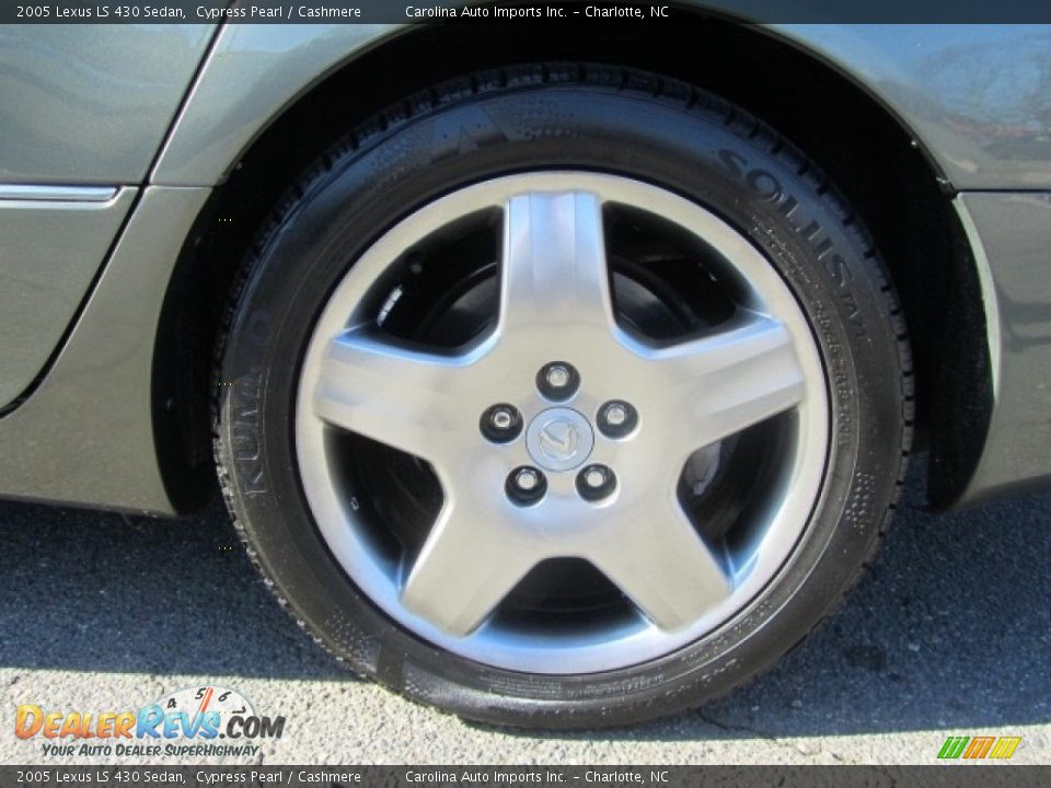 2005 Lexus LS 430 Sedan Cypress Pearl / Cashmere Photo #26