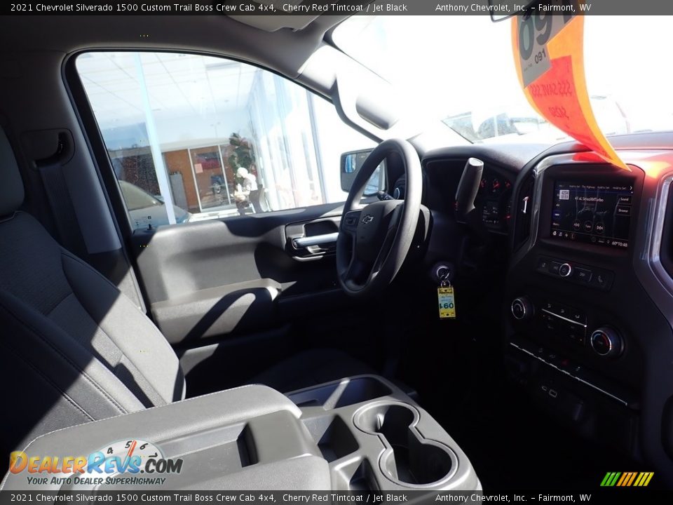2021 Chevrolet Silverado 1500 Custom Trail Boss Crew Cab 4x4 Cherry Red Tintcoat / Jet Black Photo #12