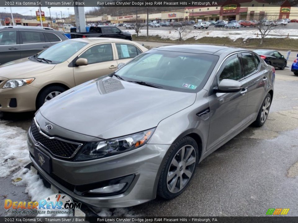 2012 Kia Optima SX Titanium Silver / Black Photo #1