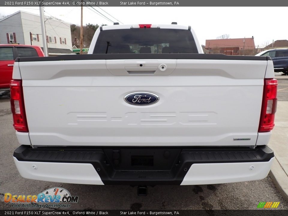 2021 Ford F150 XLT SuperCrew 4x4 Oxford White / Black Photo #4