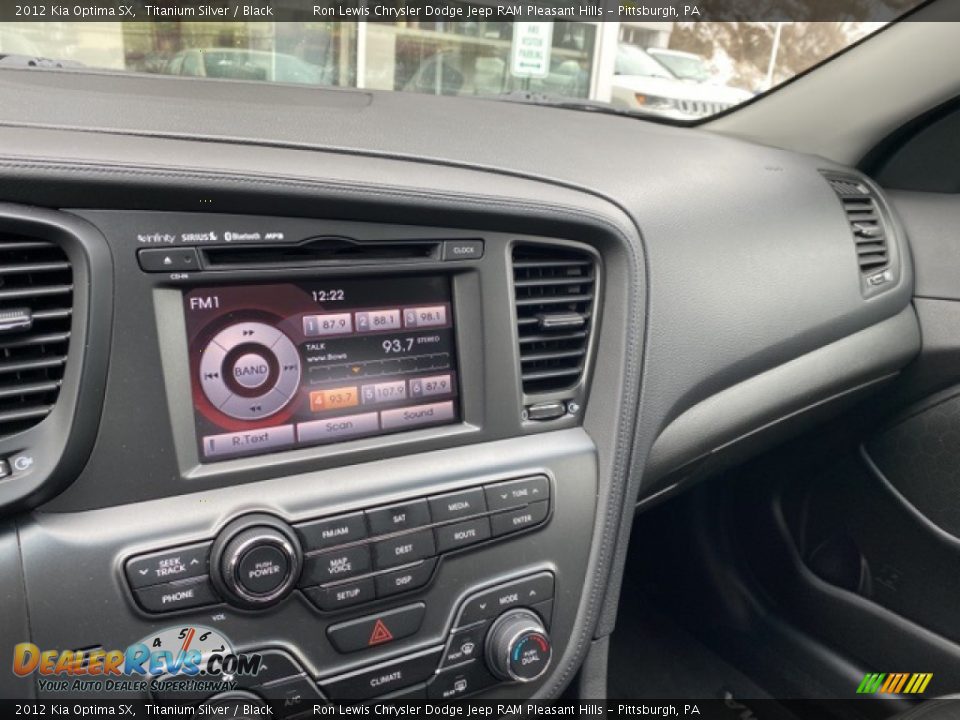 2012 Kia Optima SX Titanium Silver / Black Photo #2