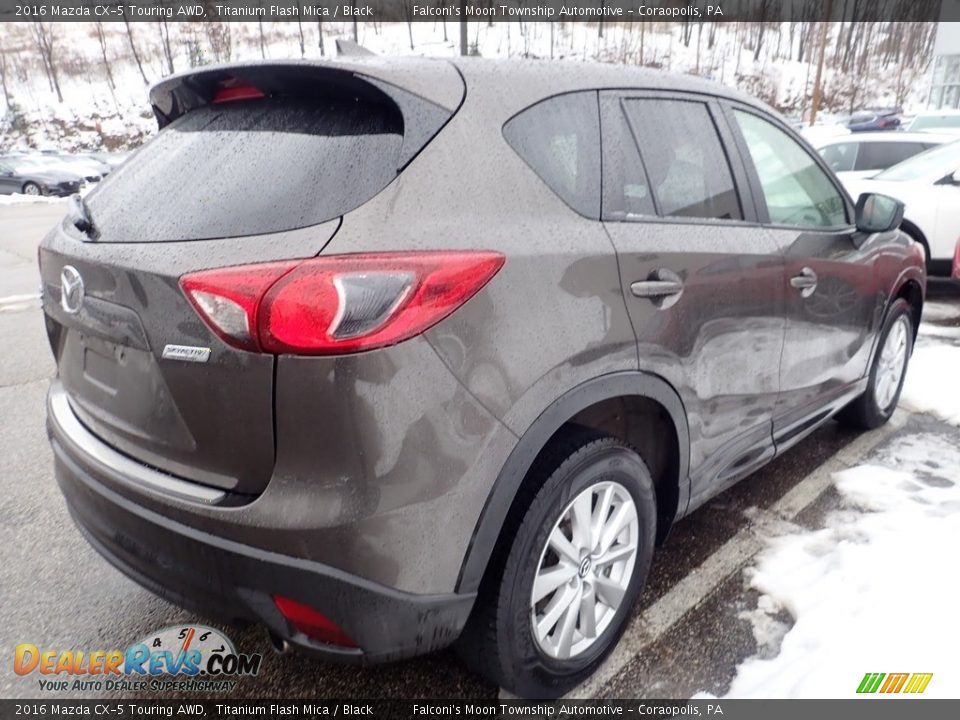 2016 Mazda CX-5 Touring AWD Titanium Flash Mica / Black Photo #4