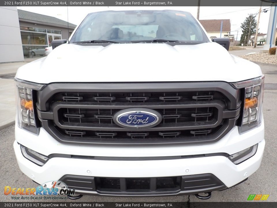 2021 Ford F150 XLT SuperCrew 4x4 Oxford White / Black Photo #8