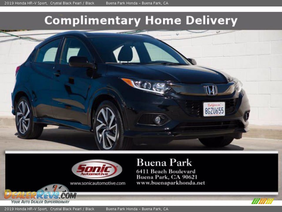 2019 Honda HR-V Sport Crystal Black Pearl / Black Photo #1