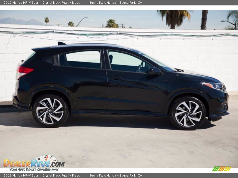 2019 Honda HR-V Sport Crystal Black Pearl / Black Photo #12