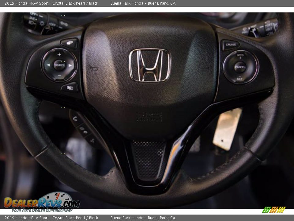2019 Honda HR-V Sport Crystal Black Pearl / Black Photo #13