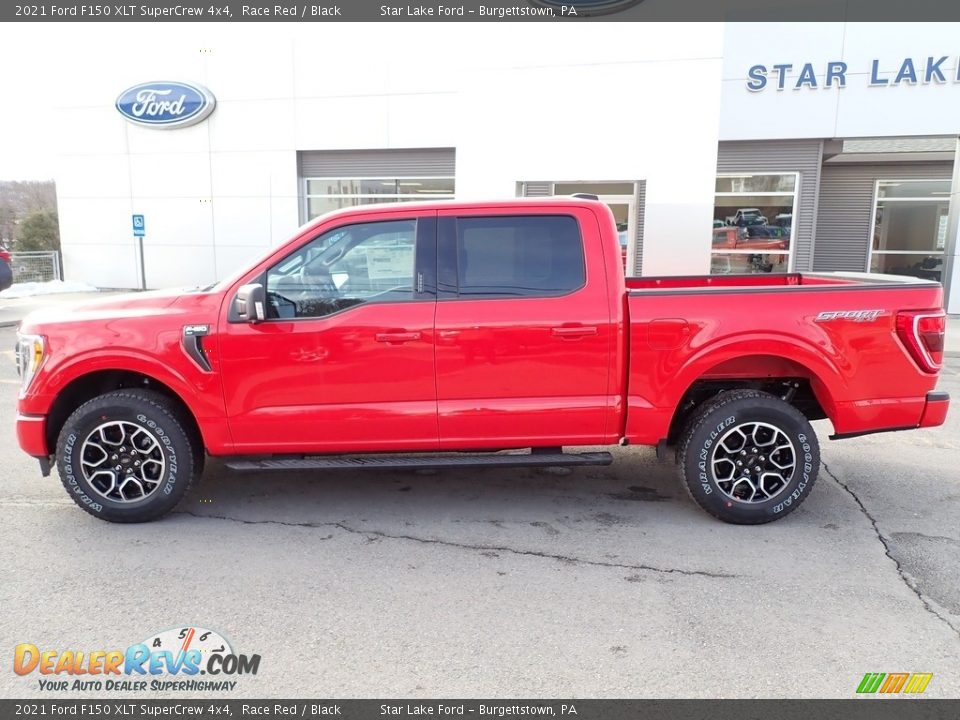 2021 Ford F150 XLT SuperCrew 4x4 Race Red / Black Photo #2