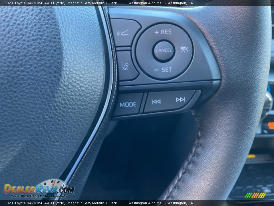 2021 Toyota RAV4 XSE AWD Hybrid Magnetic Gray Metallic / Black Photo #7