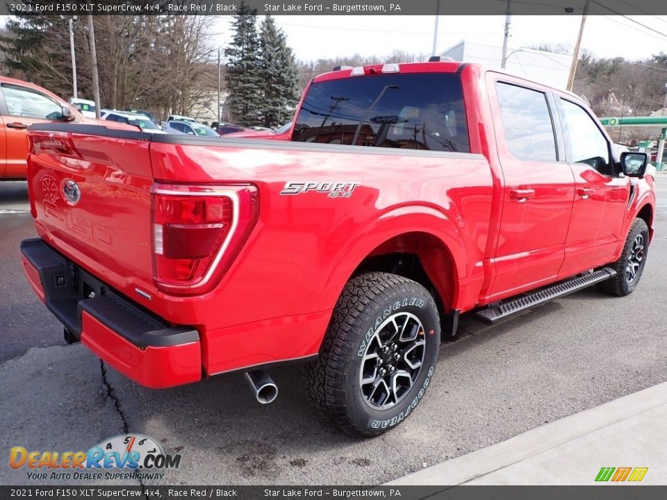 2021 Ford F150 XLT SuperCrew 4x4 Race Red / Black Photo #5