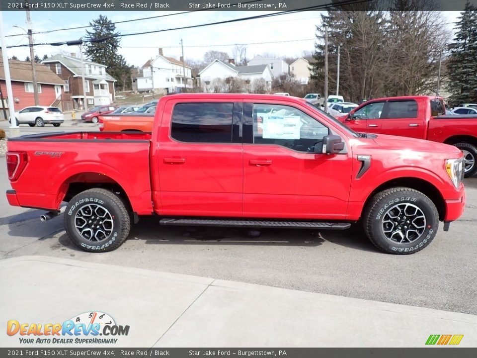 2021 Ford F150 XLT SuperCrew 4x4 Race Red / Black Photo #6