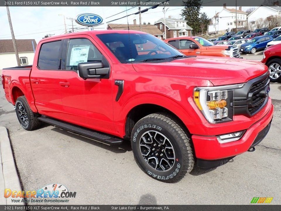 2021 Ford F150 XLT SuperCrew 4x4 Race Red / Black Photo #7