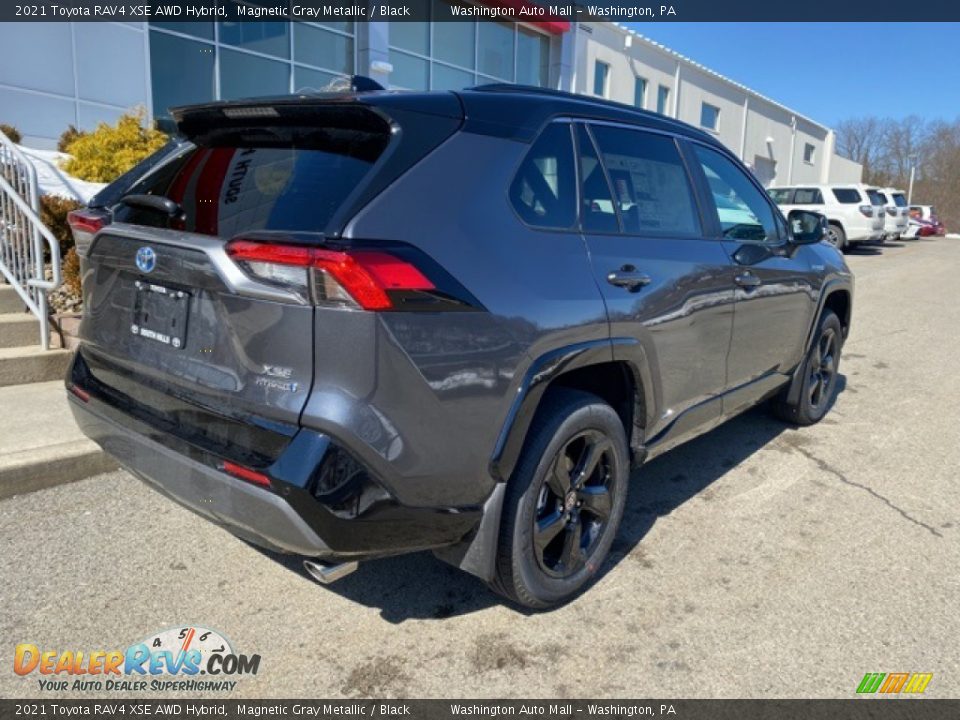 2021 Toyota RAV4 XSE AWD Hybrid Magnetic Gray Metallic / Black Photo #14