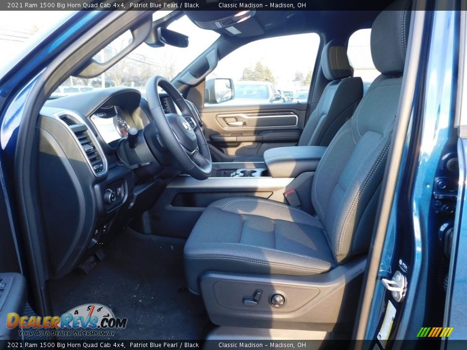2021 Ram 1500 Big Horn Quad Cab 4x4 Patriot Blue Pearl / Black Photo #2