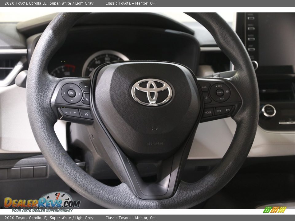 2020 Toyota Corolla LE Super White / Light Gray Photo #7