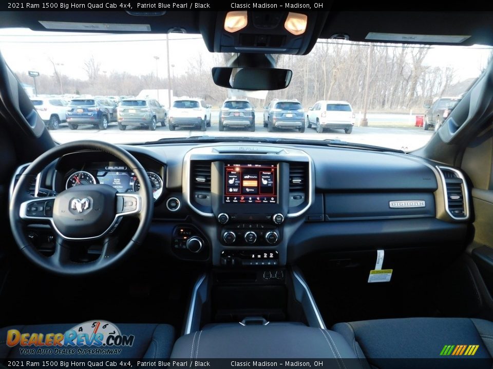 2021 Ram 1500 Big Horn Quad Cab 4x4 Patriot Blue Pearl / Black Photo #4