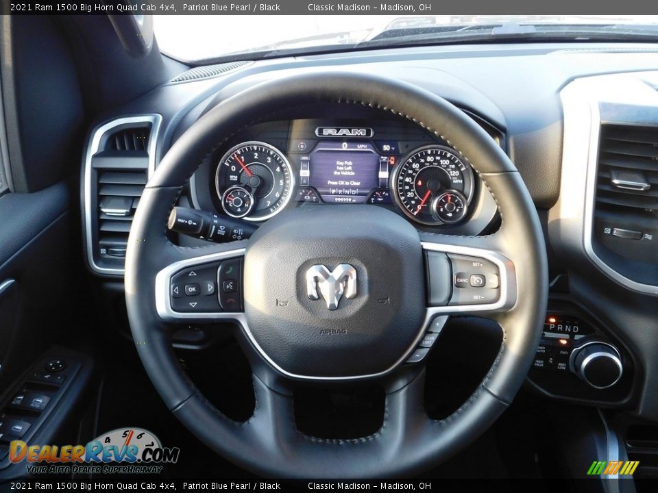 2021 Ram 1500 Big Horn Quad Cab 4x4 Patriot Blue Pearl / Black Photo #5