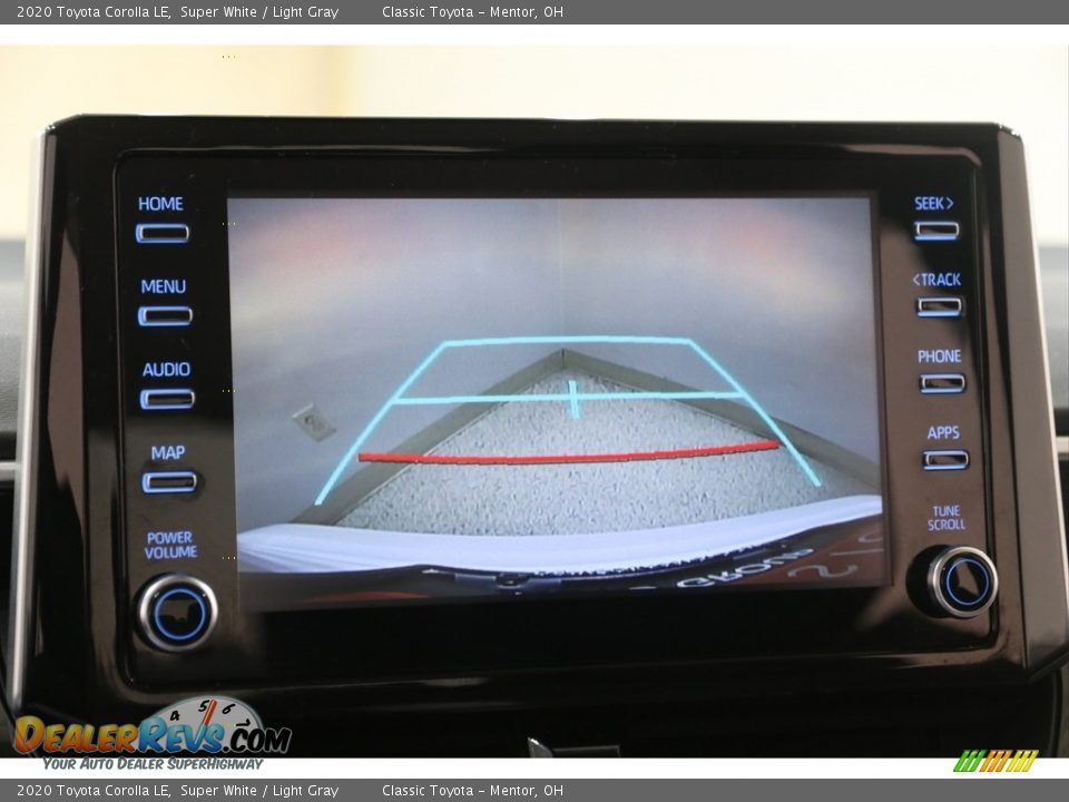 2020 Toyota Corolla LE Super White / Light Gray Photo #12