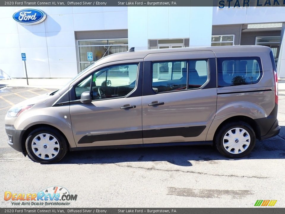 2020 Ford Transit Connect XL Van Diffused Silver / Ebony Photo #2