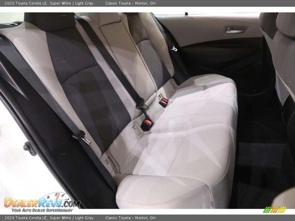 2020 Toyota Corolla LE Super White / Light Gray Photo #15