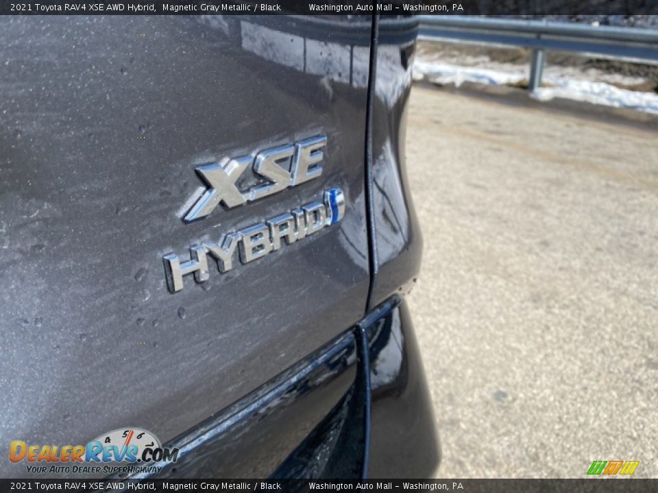 2021 Toyota RAV4 XSE AWD Hybrid Magnetic Gray Metallic / Black Photo #25
