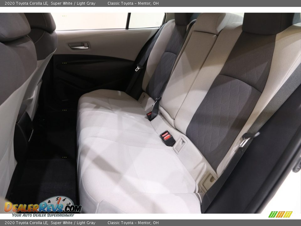 2020 Toyota Corolla LE Super White / Light Gray Photo #16