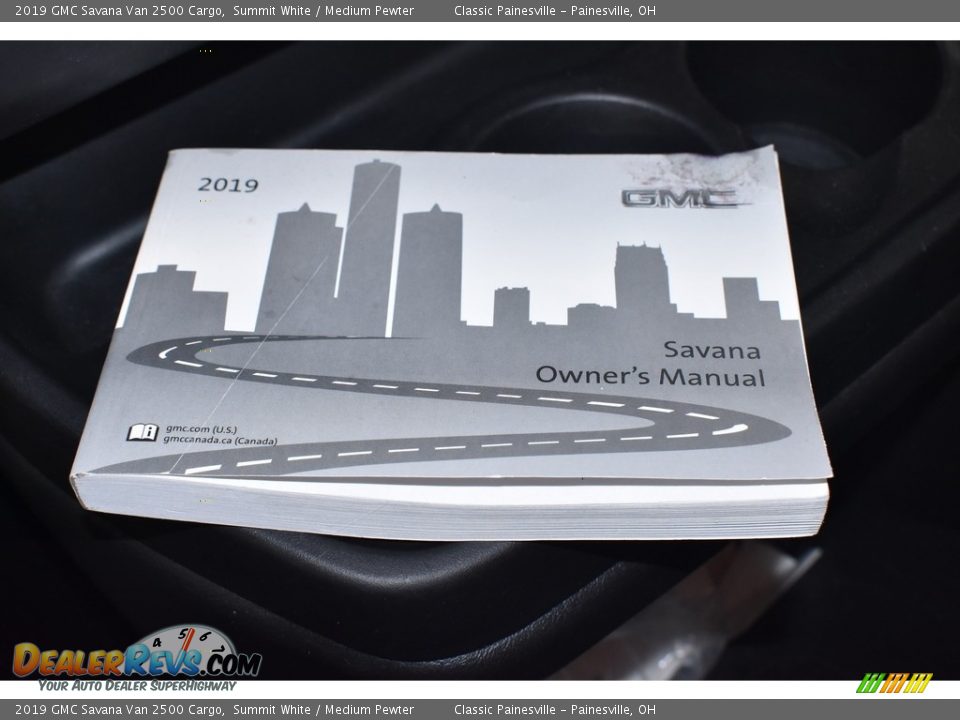 2019 GMC Savana Van 2500 Cargo Summit White / Medium Pewter Photo #13