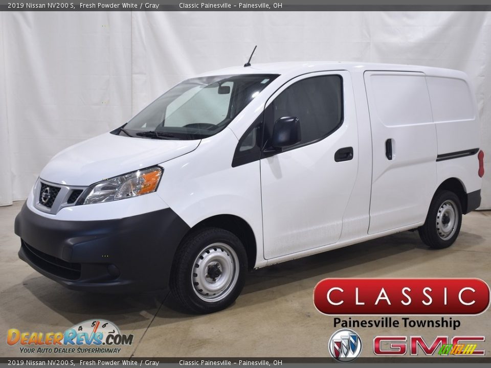 2019 Nissan NV200 S Fresh Powder White / Gray Photo #1