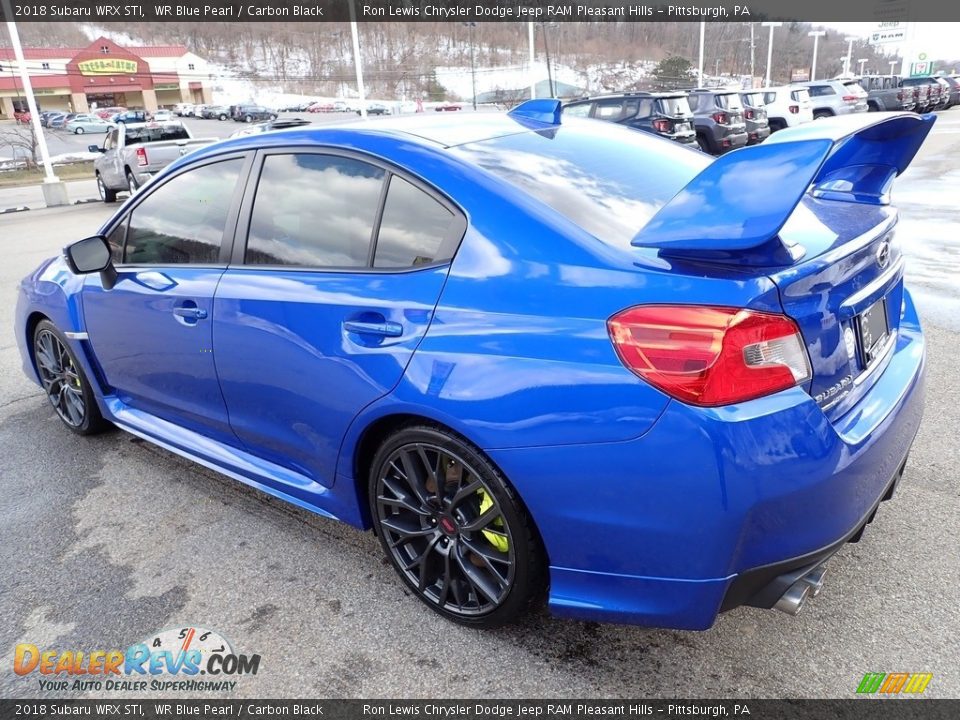 2018 Subaru WRX STI WR Blue Pearl / Carbon Black Photo #3