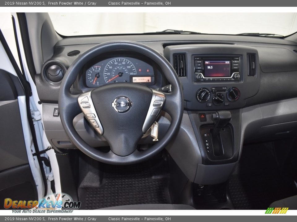 2019 Nissan NV200 S Fresh Powder White / Gray Photo #11