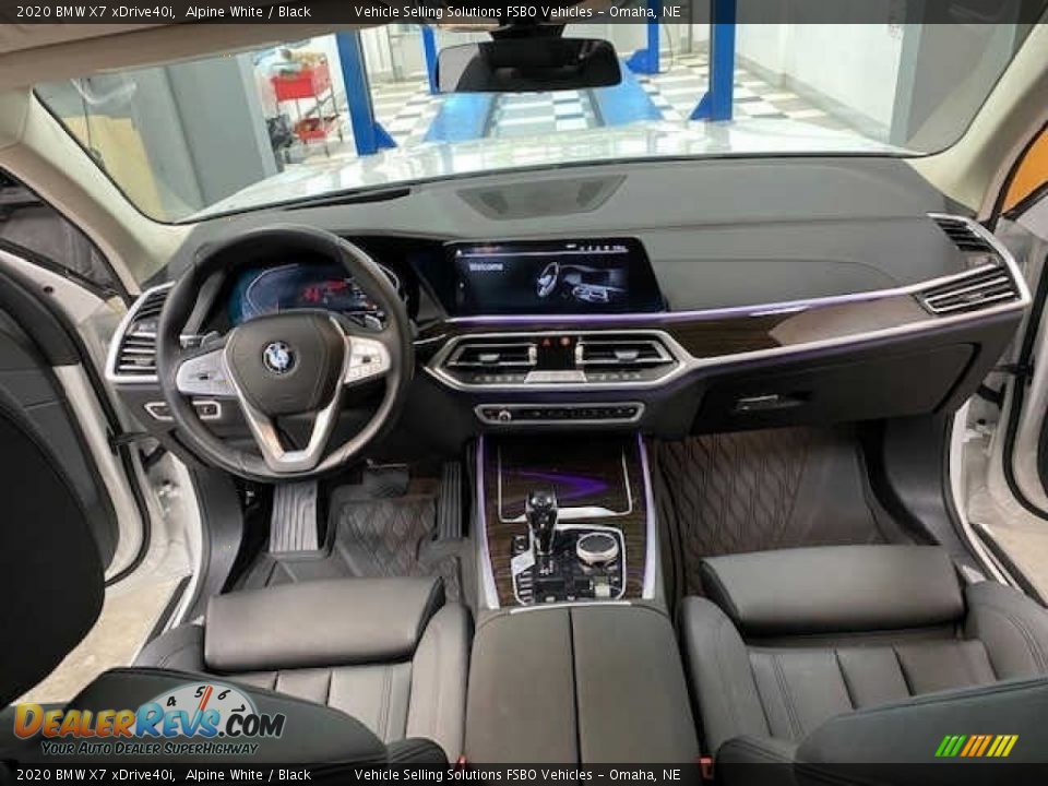 2020 BMW X7 xDrive40i Alpine White / Black Photo #4