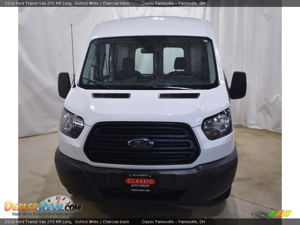 2019 Ford Transit Van 250 MR Long Oxford White / Charcoal black Photo #4