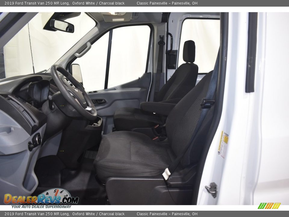 2019 Ford Transit Van 250 MR Long Oxford White / Charcoal black Photo #7