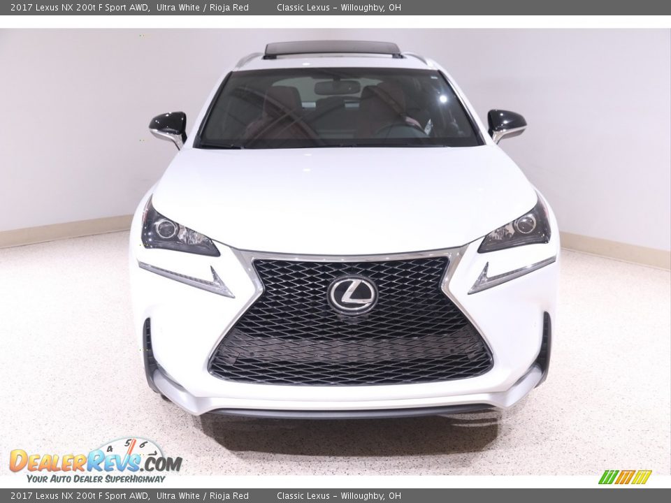 2017 Lexus NX 200t F Sport AWD Ultra White / Rioja Red Photo #2