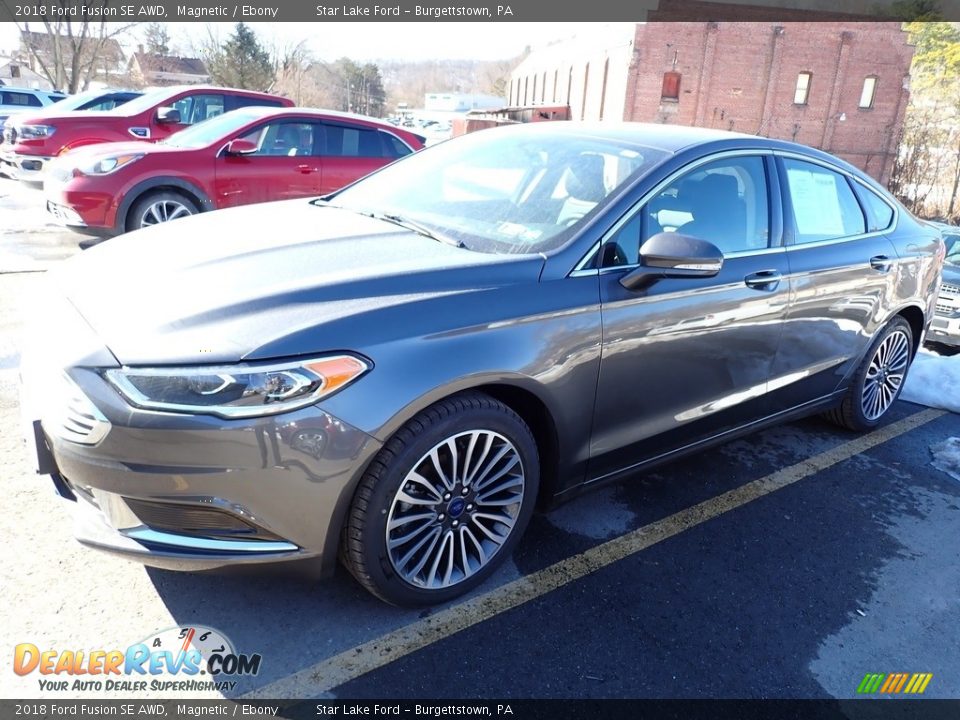 Magnetic 2018 Ford Fusion SE AWD Photo #1