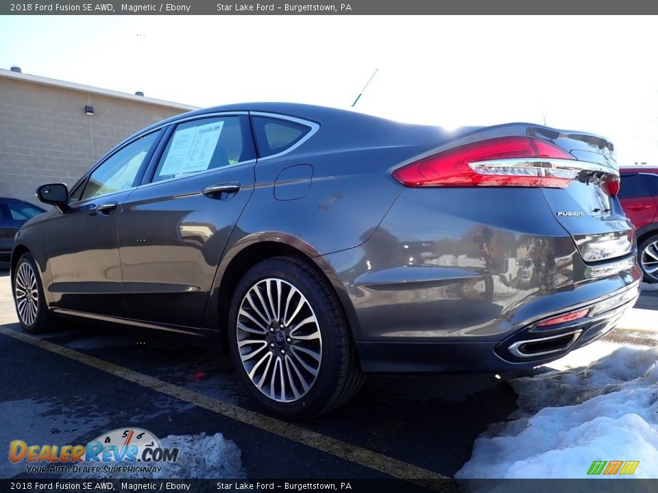 2018 Ford Fusion SE AWD Magnetic / Ebony Photo #2