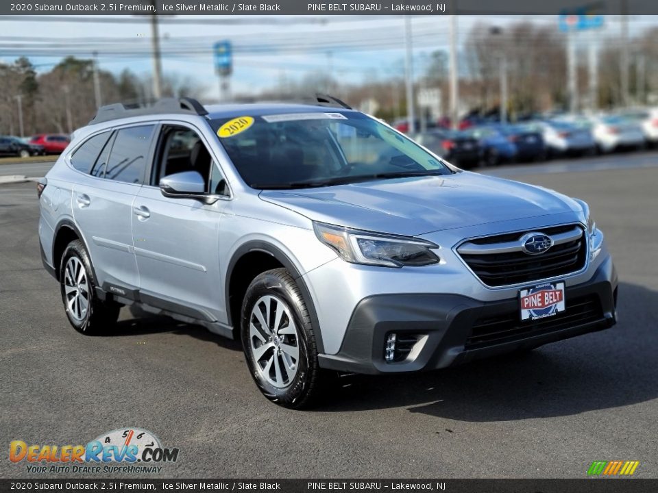 2020 Subaru Outback 2.5i Premium Ice Silver Metallic / Slate Black Photo #1