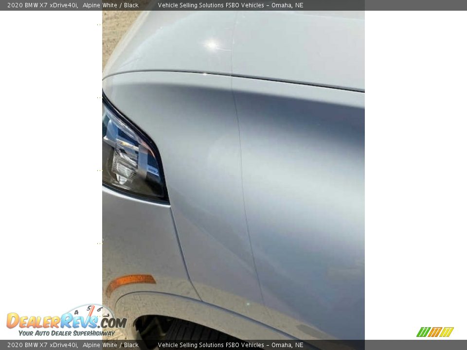 2020 BMW X7 xDrive40i Alpine White / Black Photo #29