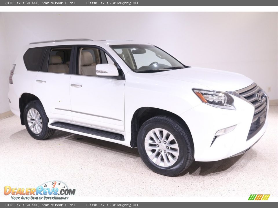 2018 Lexus GX 460 Starfire Pearl / Ecru Photo #1