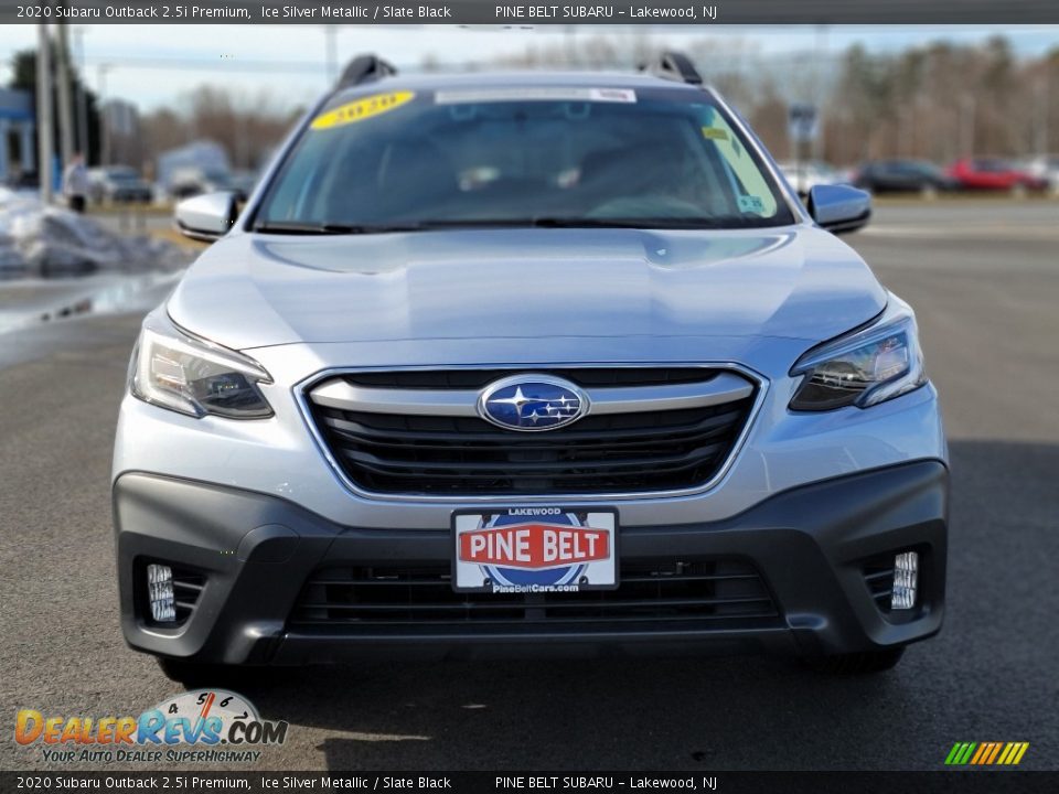 2020 Subaru Outback 2.5i Premium Ice Silver Metallic / Slate Black Photo #12