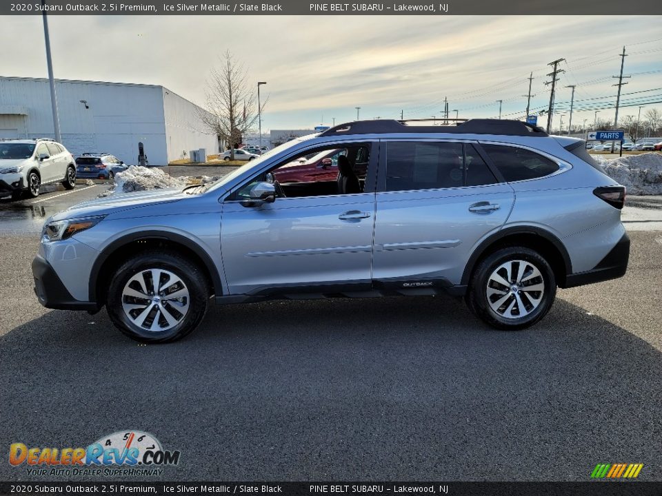 2020 Subaru Outback 2.5i Premium Ice Silver Metallic / Slate Black Photo #15