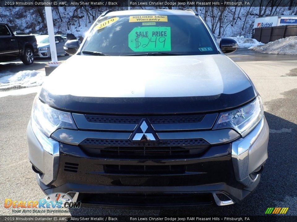 2019 Mitsubishi Outlander ES AWC Alloy Silver Metallic / Black Photo #9