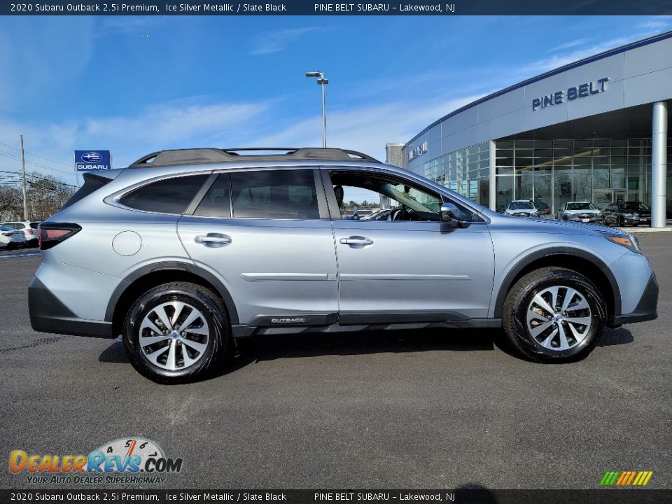 2020 Subaru Outback 2.5i Premium Ice Silver Metallic / Slate Black Photo #20