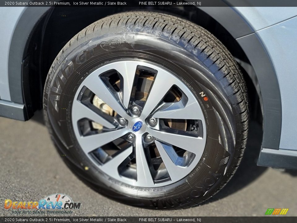 2020 Subaru Outback 2.5i Premium Ice Silver Metallic / Slate Black Photo #21